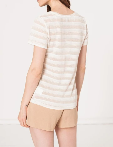 Tricou Hailys, crem