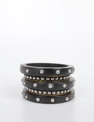 Set bratari Harmony Culture, negru/auriu Mix culori