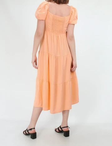 Rochie medie Bershka, piersica