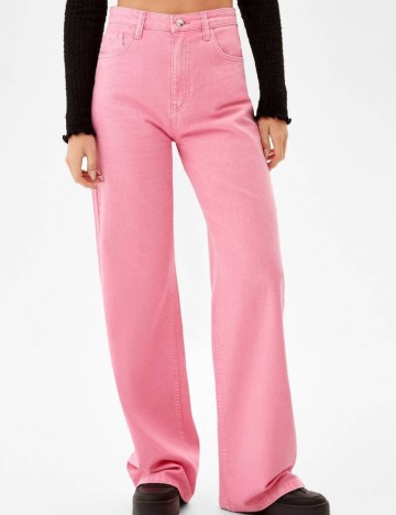 Blugi Bershka, roz, 40