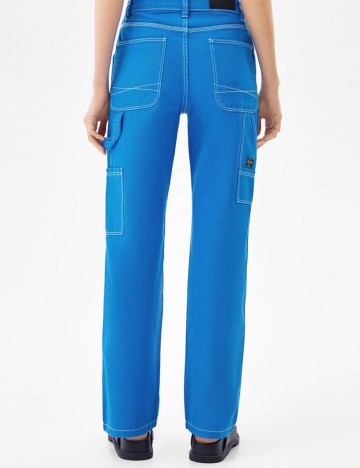 Blugi Bershka, albastru