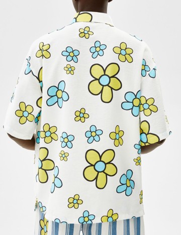 Camasa Bershka, alb
