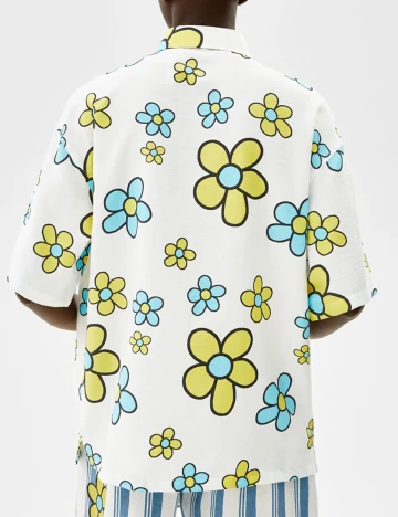 Camasa Bershka, alb