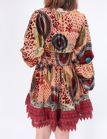 Tunique Blouson Savage Culture - Femme Taille S (36) - Multicolore - Très Bon état