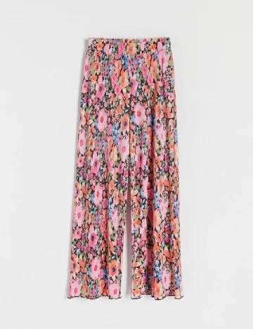 Pantaloni Reserved, floral Floral print