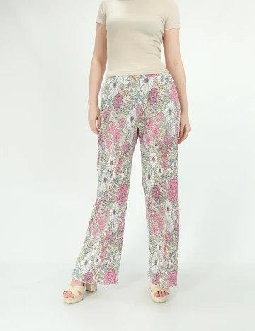 Pantaloni Reserved, floral Floral print