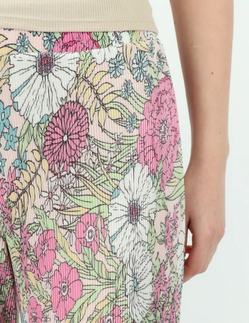 Pantaloni Reserved, floral Floral print