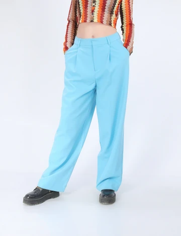 Pantaloni Reserved, bleu Albastru
