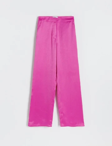 Pantaloni Reserved, magenta Roz