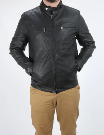 Geaca Cotton&Silk, negru