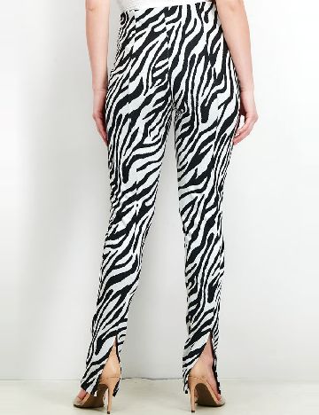 Pantaloni Reserved, negru/gri