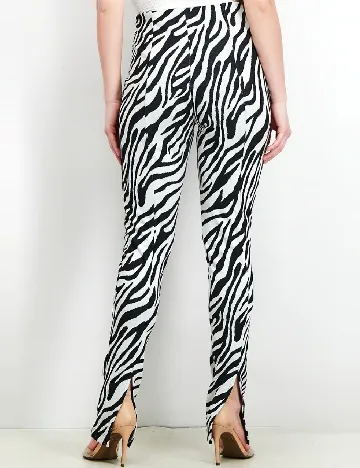 Pantaloni Reserved, negru/gri