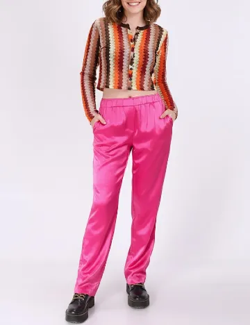 Pantaloni Reserved, roz Roz