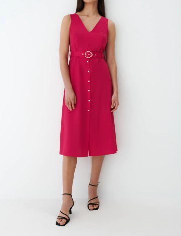 Rochie medie Mohito, fucsia