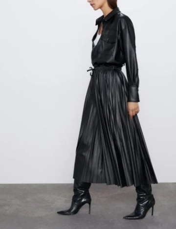 Fusta pantalon Zara, negru