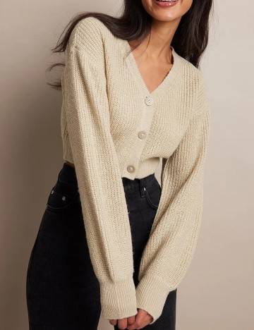 Cardigan NA-KD, bej