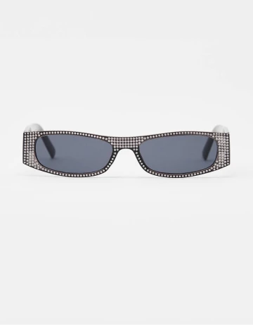 Ochelari de soare Bershka, negru Negru