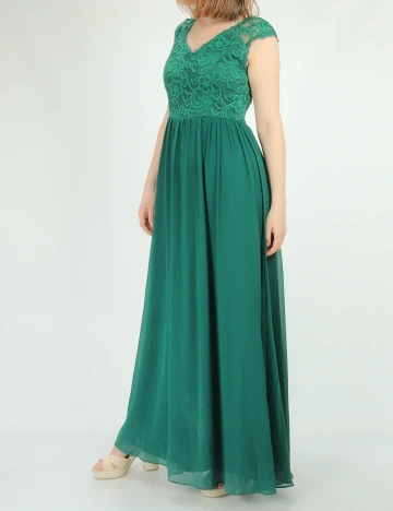 Rochie lunga Ever-Pretty, verde Verde