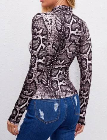 Bluza SHEIN, imprimeu sarpe