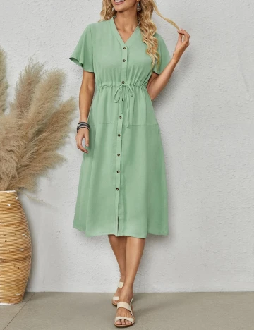 Rochie Medie 10DAYS, verde