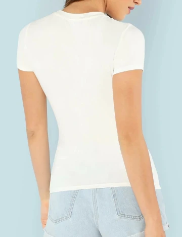 Tricou SHEIN, alb Alb