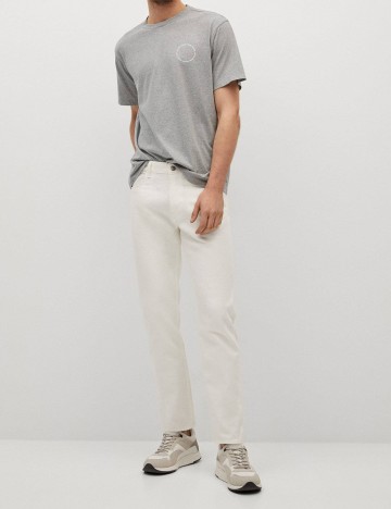 Tricou Mango, gri, XL