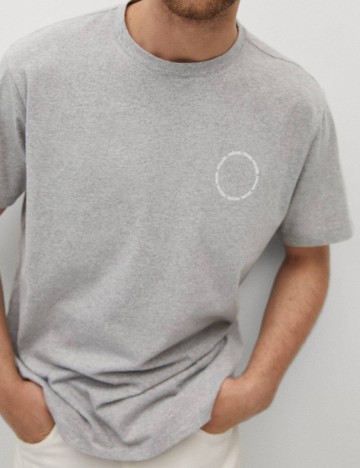 Tricou Mango, gri
