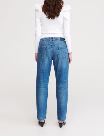 Blugi Reserved, albastru denim