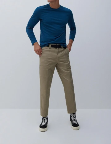 Pantaloni Reserved, bej