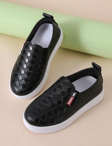 Espadrile Shein Kids, negru