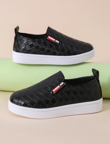 Espadrile Shein Kids, negru