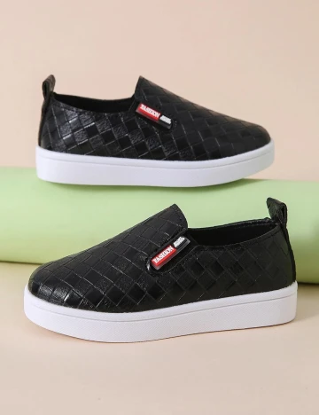 Espadrile Shein Kids, negru