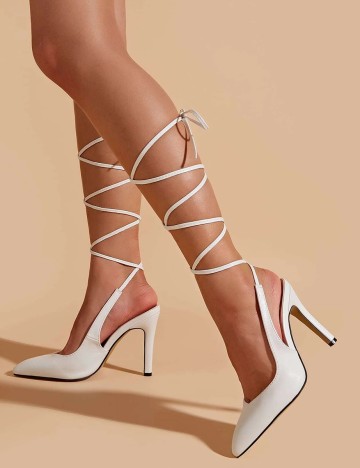 Pantofi SHEIN, alb