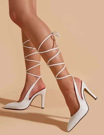 Pantofi SHEIN, alb