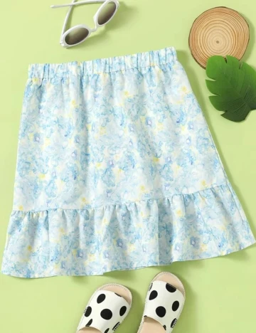 Fusta Shein Kids, bleu