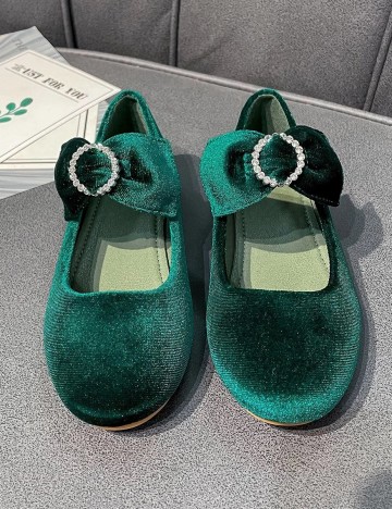 Pantofi Shein Kids, verde