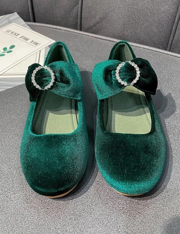 Pantofi Shein Kids, verde