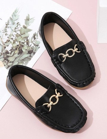 Mocasini SHEIN kids, negru