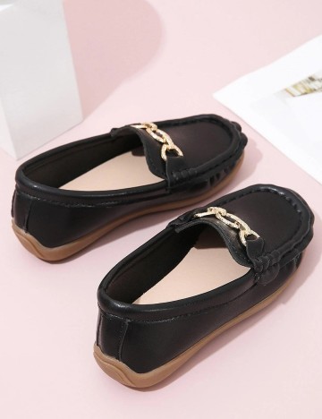 Mocasini SHEIN kids, negru