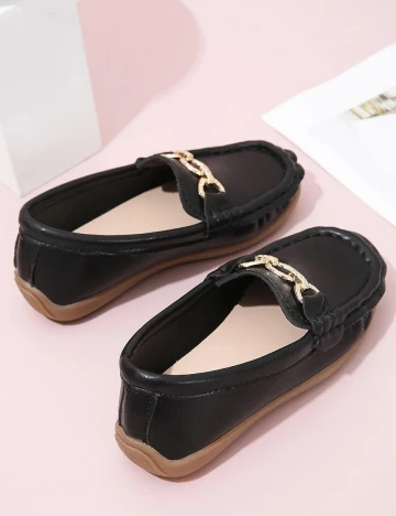 Mocasini SHEIN kids, negru