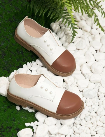 Pantofi Shein Kids, alb