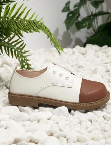 Pantofi Shein Kids, alb