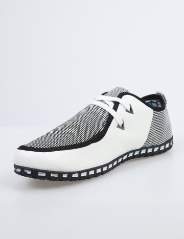 Mocasini SHEIN, alb