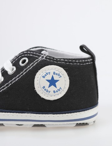 Tenisi Shein Kids, negru