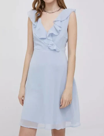 Rochie Scurta Vila, bleu Albastru