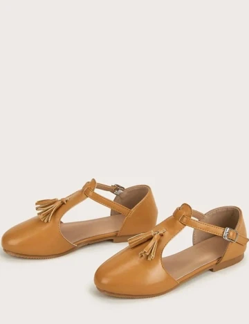 Pantofi Shein Kids, maro