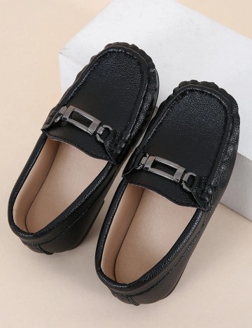 Mocasini Shein Kids, negru