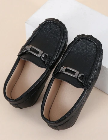 Mocasini Shein Kids, negru