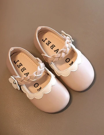 Pantofi Shein Kids, maro
