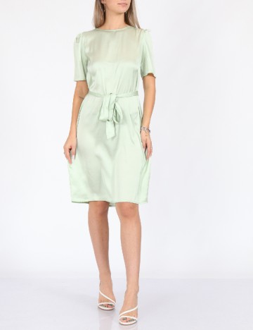 Rochie medie BUBBLEROOM, verde